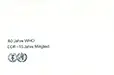 Erstagsbrief 40 Jahre WHO - DDR 15 Jahre Mirglied